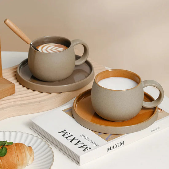Japanese Style Ceramic Espresso Cup Set