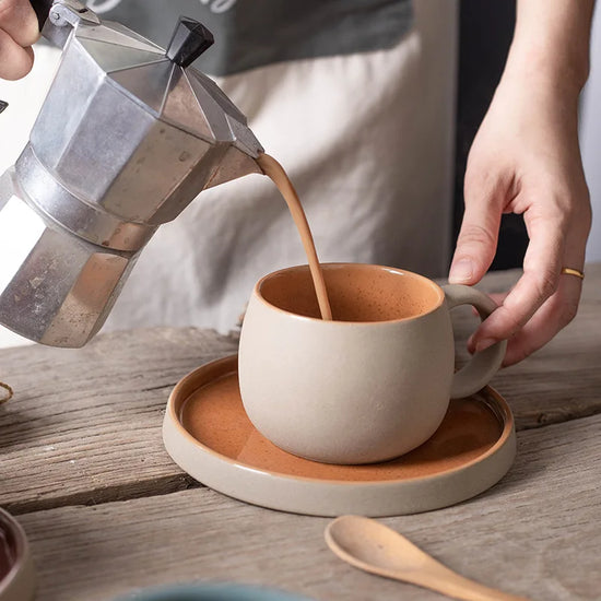 Japanese Style Ceramic Espresso Cup Set